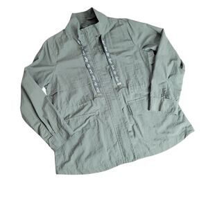 Ashley Sunrise Collection By 26 International Olive Green Utility Coat Size XL